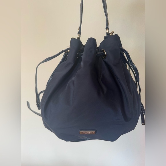 KATE SPADE Dark Navy Blue Nylon Drawstring Bucket Bag - Picture 7 of 11
